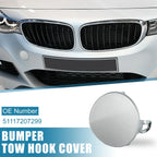 Front Tow Hook Cover for BMW 3 Series E90 E91 (2009 - 2012) Silver Tone