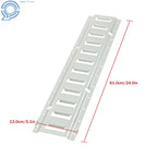6 Pack E Track Tie Down Rail Kit for Enclosed Cargo Trailer Truck