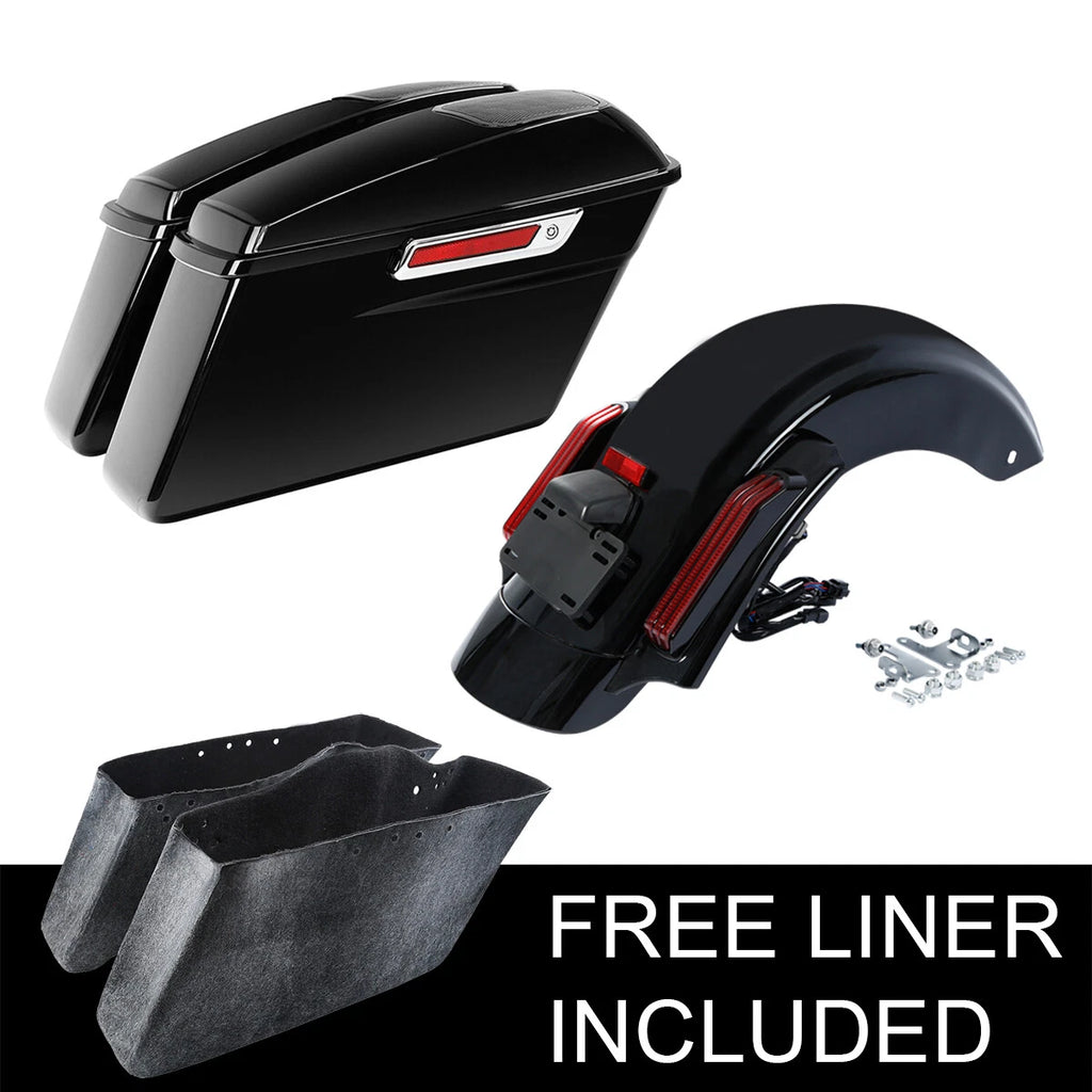 Hard Saddlebag Speaker Lid & Rear Fender for Harley Road Glide (2014–2023)
