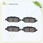 Set of 4 Metallic Rear Brake Pads for Toyota Venza (2009–2016)