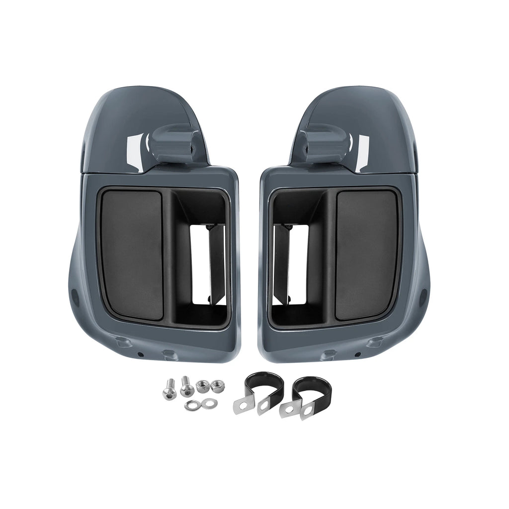 Lower Vented Fairings Glove Box for Harley Touring Road Glide (2014–2025) Gunship Gray