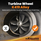 Ball Bearing Turbo for (Up to 660 HP, V-band, 0.70 AR)