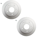 Set of 2 Rear Brake Rotors for Mercedes W202 C-Class (1994–2000)