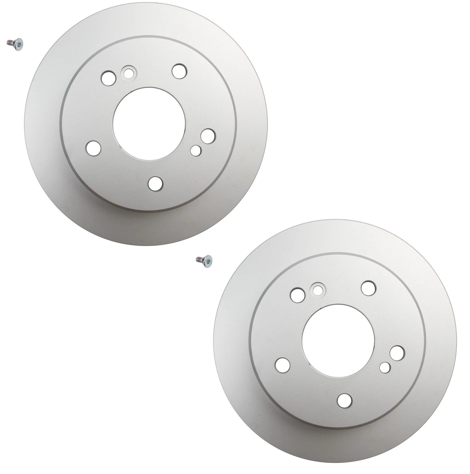 Set of 2 Rear Brake Rotors for Mercedes W202 C-Class (1994–2000)