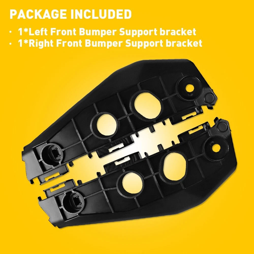 Set of 2 Front Bumper Support Brackets for Toyota Corolla (2011–2013)