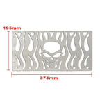 Skull Radiator Grill Guard Cover for Honda GL1500 (All Years) Stainless