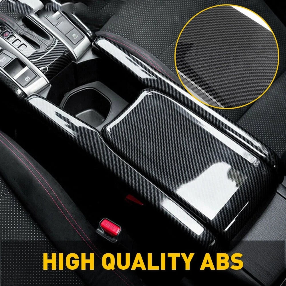Carbon Fiber Armrest Panel for Honda Civic (2016–2021)