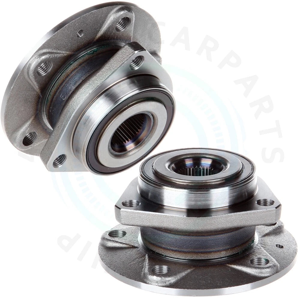 2X Front Wheel Bearing Hub Assembly for Audi A3 (2006–2008) Volkswagen Golf (2006–2008)