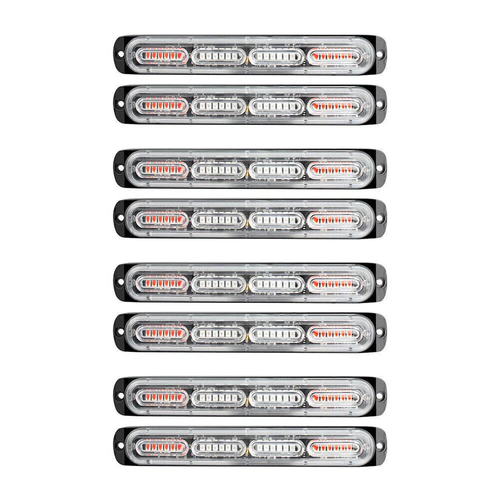 4 LED Strobe Lights Emergency Flashing Beacons for Cars