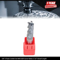 Carbide End Mill 3/8" for Automotive Applications (0.020 Corner Radius)