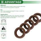 Oil Seal FKM Rubber 25x35x10mm for Various Models (5 Pcs)