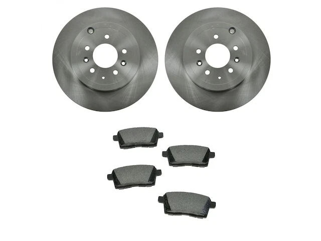 Rear Brake Pad and Rotor Kit for Mazda CX-9 (2007–2015) HF525MV