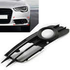 Left Side Front Bumper Fog Light Grille for Audi A6 (2012-2015)