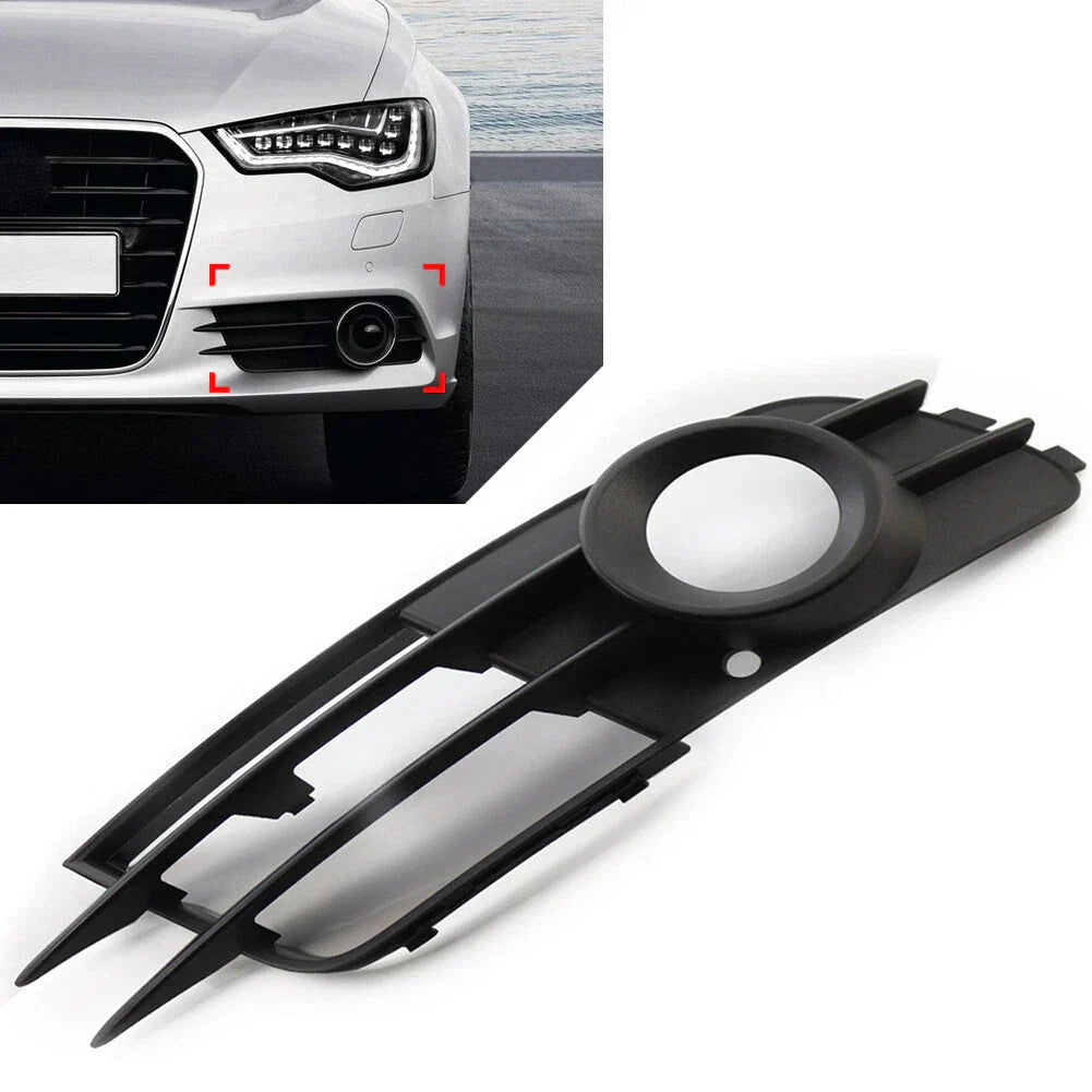 Left Side Front Bumper Fog Light Grille for Audi A6 (2012-2015)