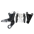 Black Front Rider Foot Pegs for Honda CBR1000RR (2008-2016)