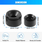 Set of 4 Hood Stop Cushion Bumpers Rubber for Audi A6 (2005–2016) 07C103226 07C103226B