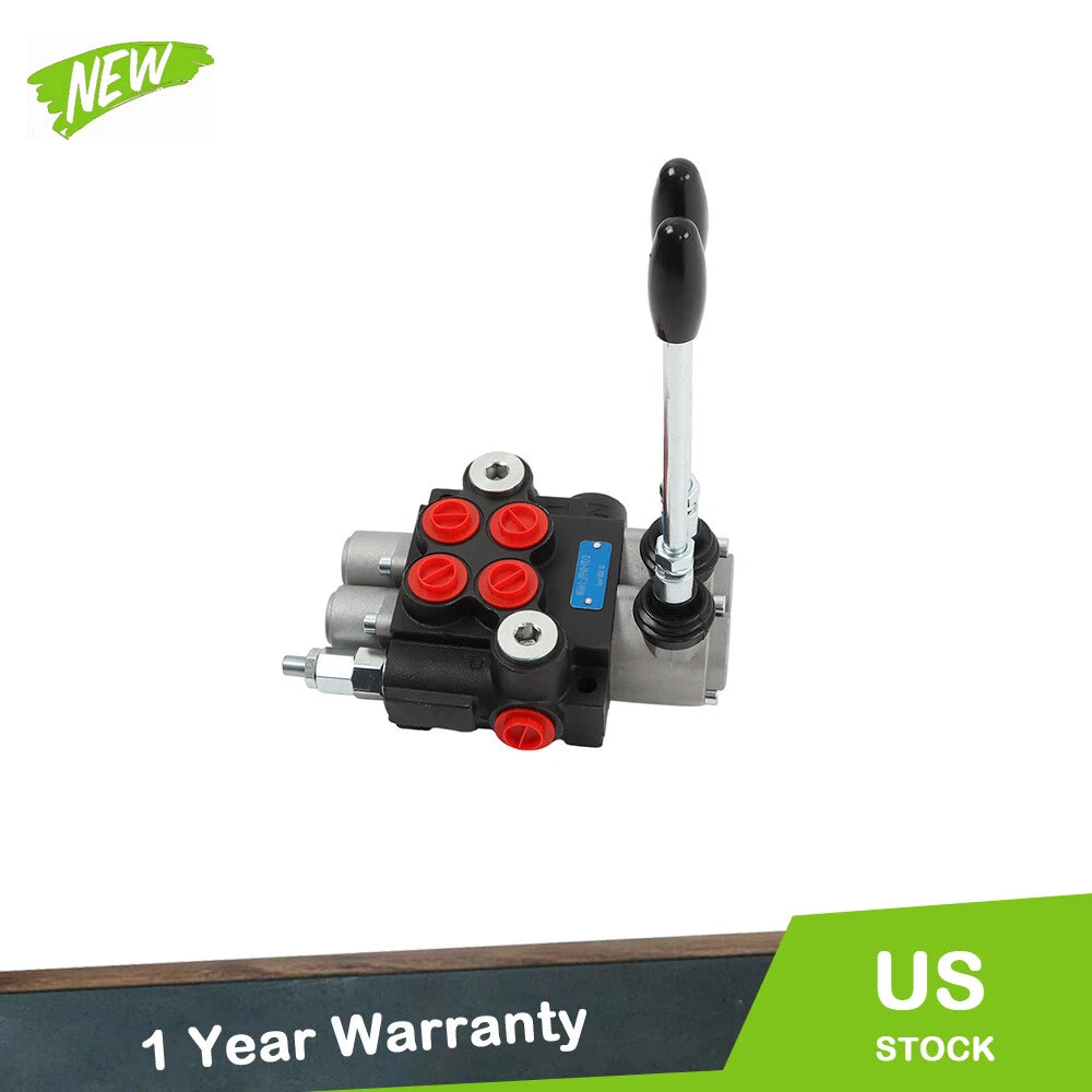 2X Hydraulic Directional Control Valve for Double Acting Cylinder (11GPM)