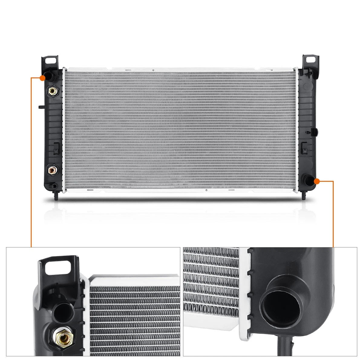 Factory Style Aluminum Core Radiator DPI-2371 for Silverado/Sierra (1999–2007)