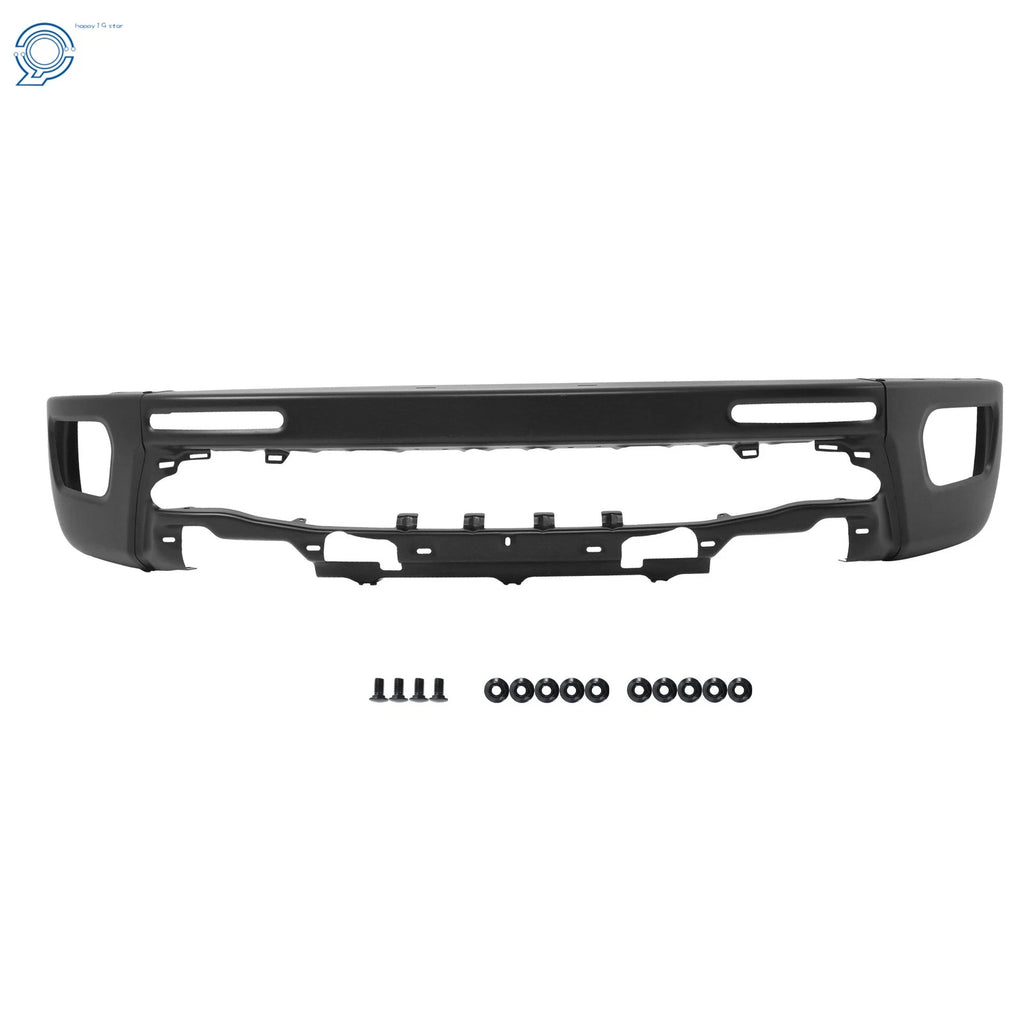 Front Bumper Face Bar for Ford Ranger (2019–2023) Steel, Black, No Sensor Hole