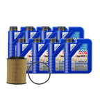 Oil Change Kit for Audi V8 4.2L (2003–2005) - 8L Liqui Moly 5W-40, Mahle