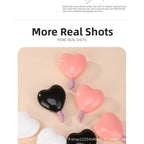 Heart Nail File with Quartz Polishing & Cuticle Removal Tip