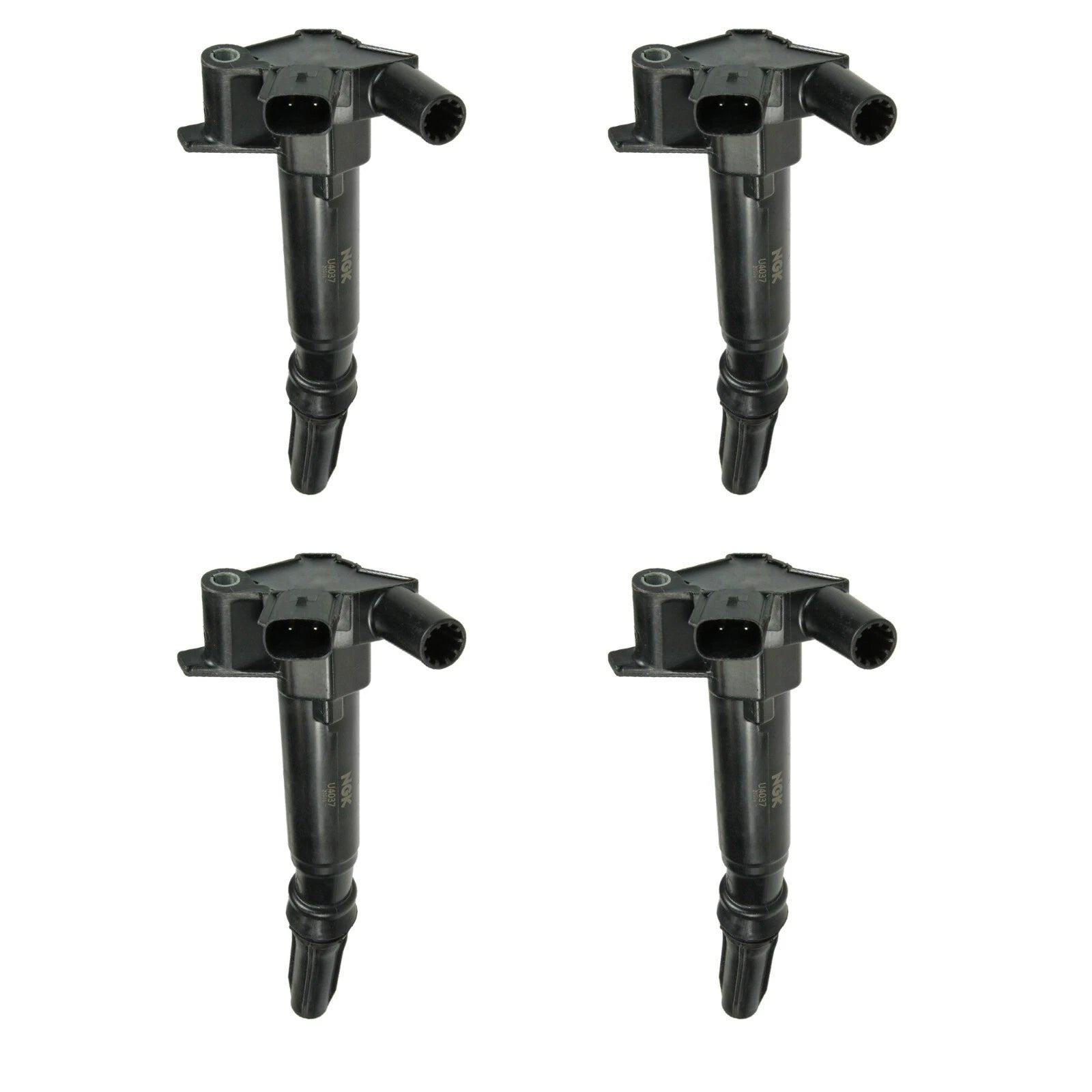 Set of 4 NGK COP Ignition Coils for Ford F-150 F-250 F-350 6.2L V8 (2011–2016)