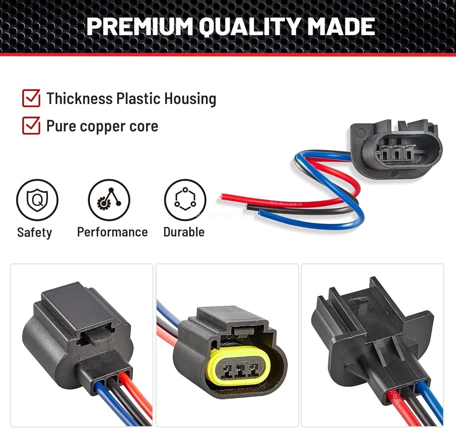 H13 Socket 3 Pin Wiring Adapter for Ford F150 (2000–2014)