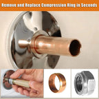 Plumbing Sleeve Puller Tool 1/2 Inch T Handle for Pipe Work