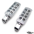CNC Dominator Foot Pegs Chrome for Harley Softail Slim Breakout (2018–2019)