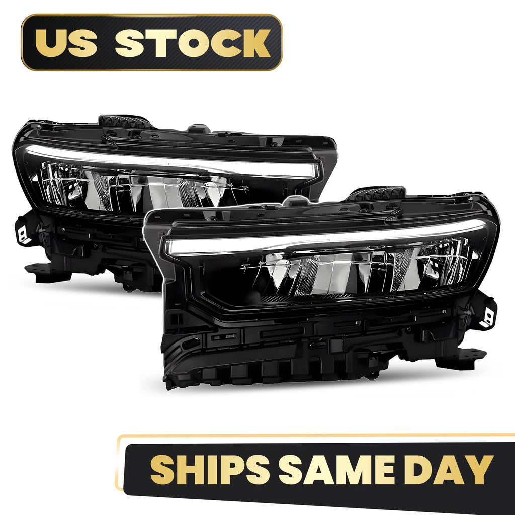 Full LED Headlight Set for Jeep Grand Cherokee L (2021–2024) L+R Pair