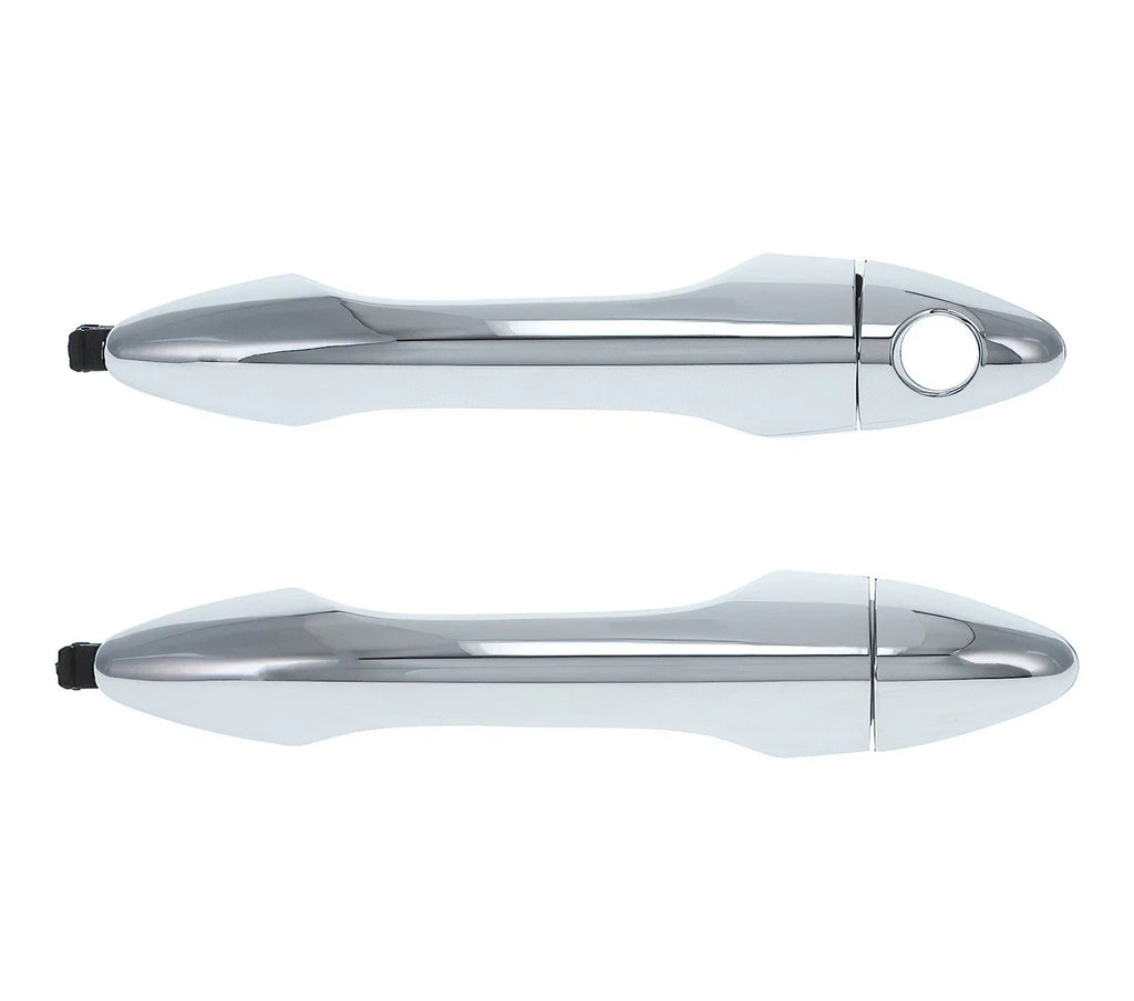Door Handle Outer Set of 2 Chrome Front Left+Right for Hyundai iX35 (2010–2015)
