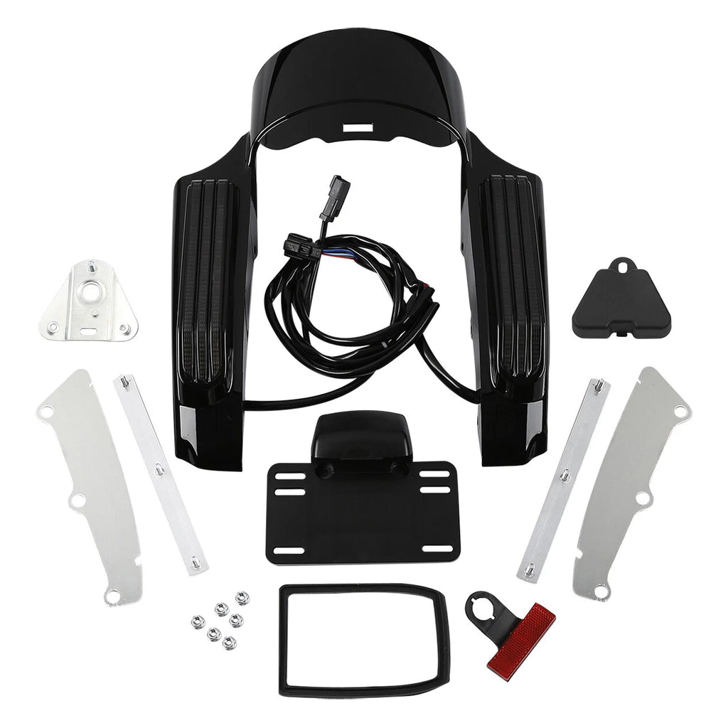 LED Rear Fender Fascia for Harley Touring Road King Glide FLHR FLTRX (2014–2024)