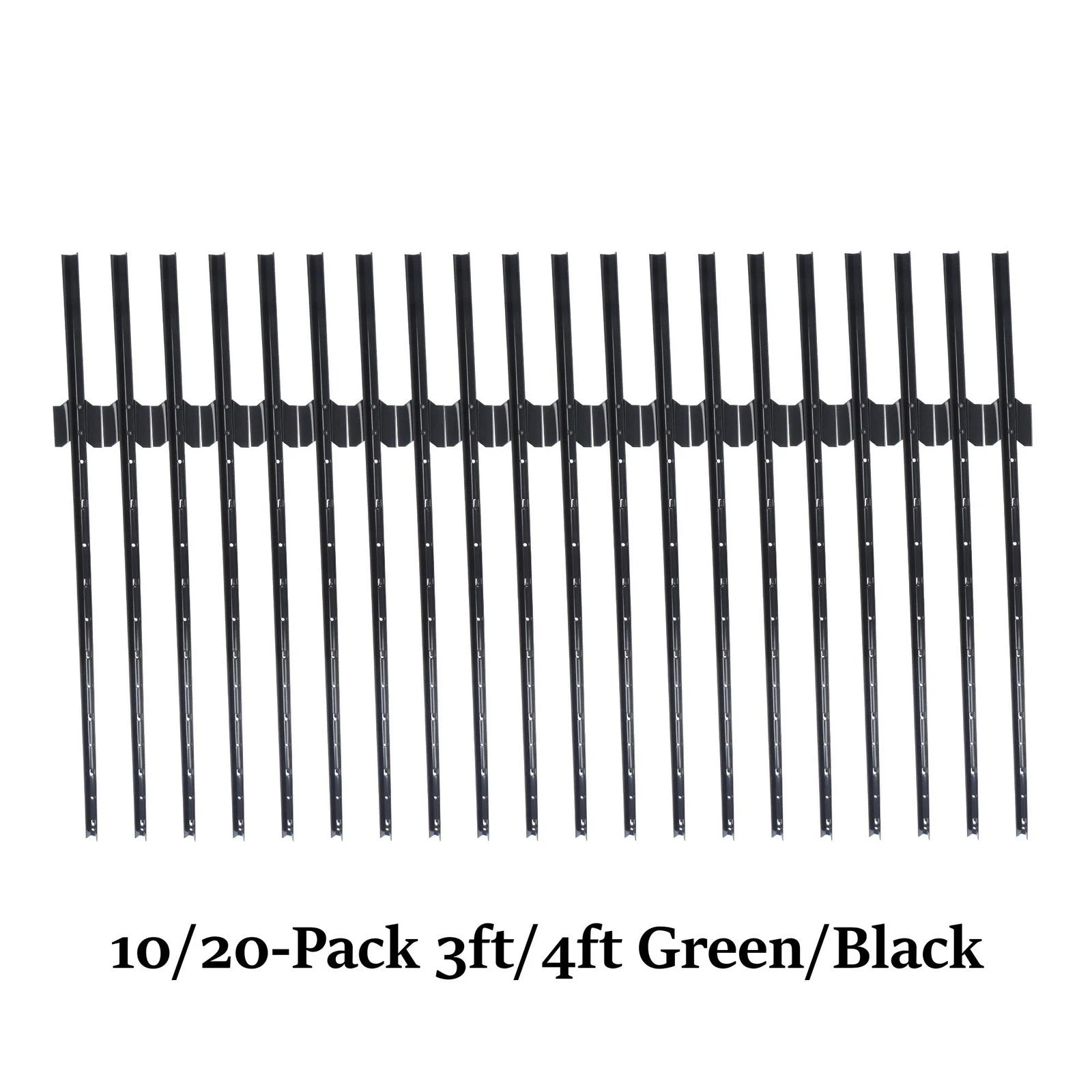 Heavy Duty Metal U-Post for Wire Fence (No Dig Garden)