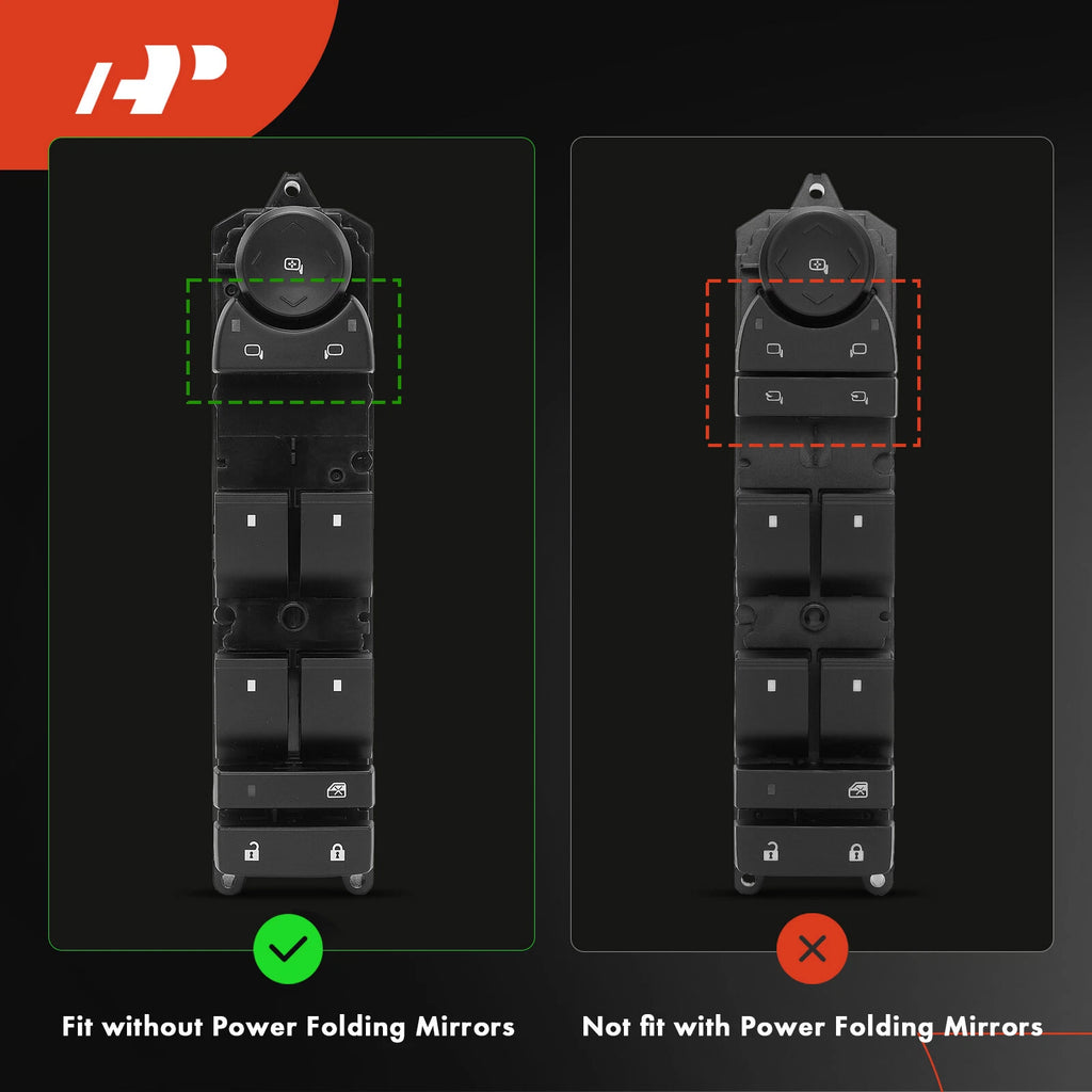 Front Left Power Window Switch for Chevy Silverado 1500 (2007-2013)
