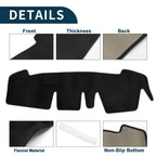 Dashboard Cover Mat for Honda N-ONE JG3 JG4 (2012–2020) Black Set of 1