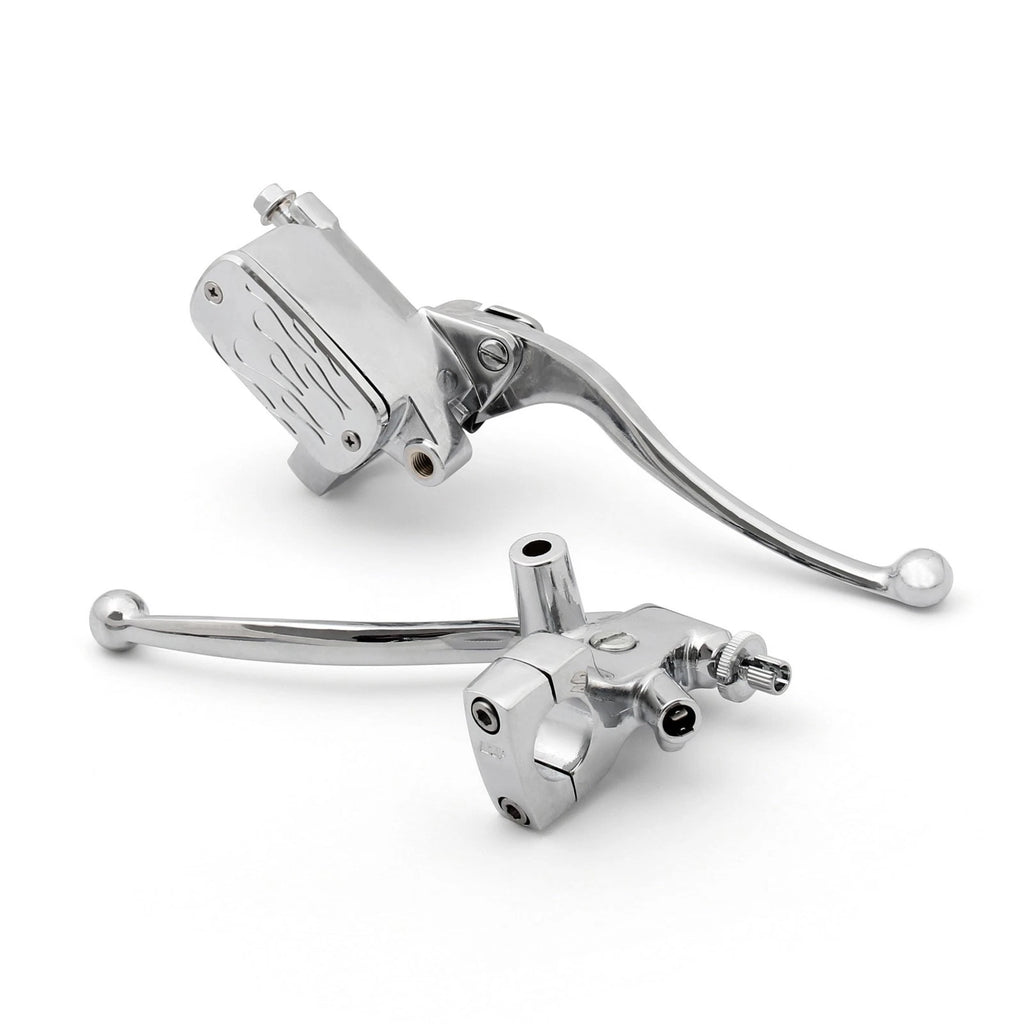 Flame Control Reservoir Brake Clutch Levers for Yamaha Virago V Star (1981–2009)