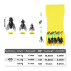 Rotating Fly Lure Kit for Trout Bass Perch Fishing (Ready to Use)
