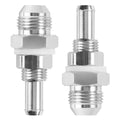 2Pcs -8AN AN8 Male Flare Bulkhead to 3/8 Hose Barb Fuel Fitting Adaptor