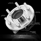 Front Wheel Bearing & Hub Assembly w/ ABS Sensor for Ford F-150 (2015–2017)