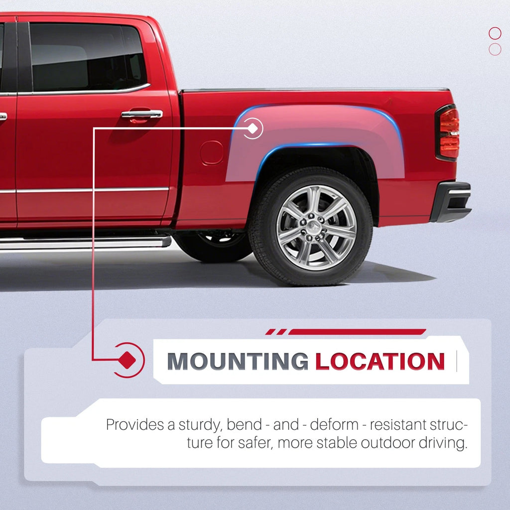 Set of 2 Wheel Arch Repair Panels for GMC Sierra 2007–2013