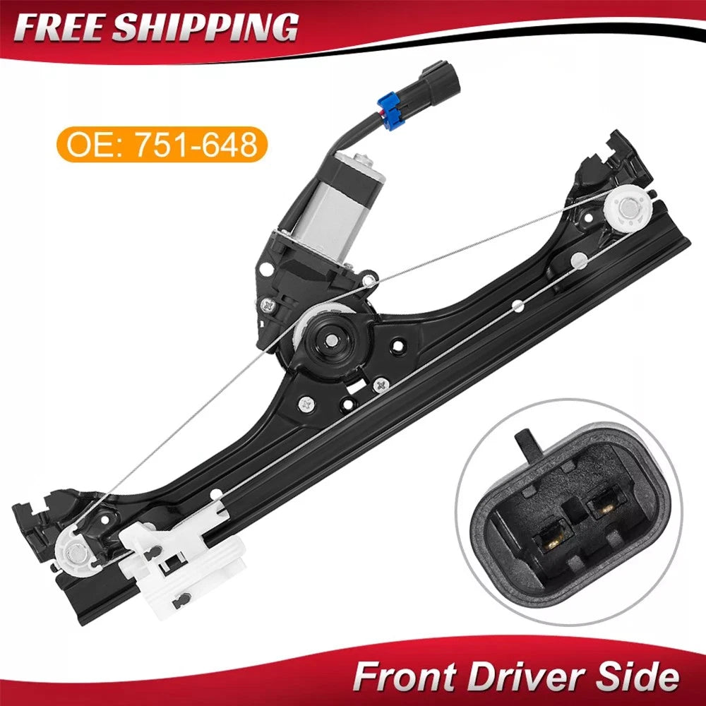 Front Left Power Window Regulator w/ Motor for Fiat 500 2012–2019 751-648