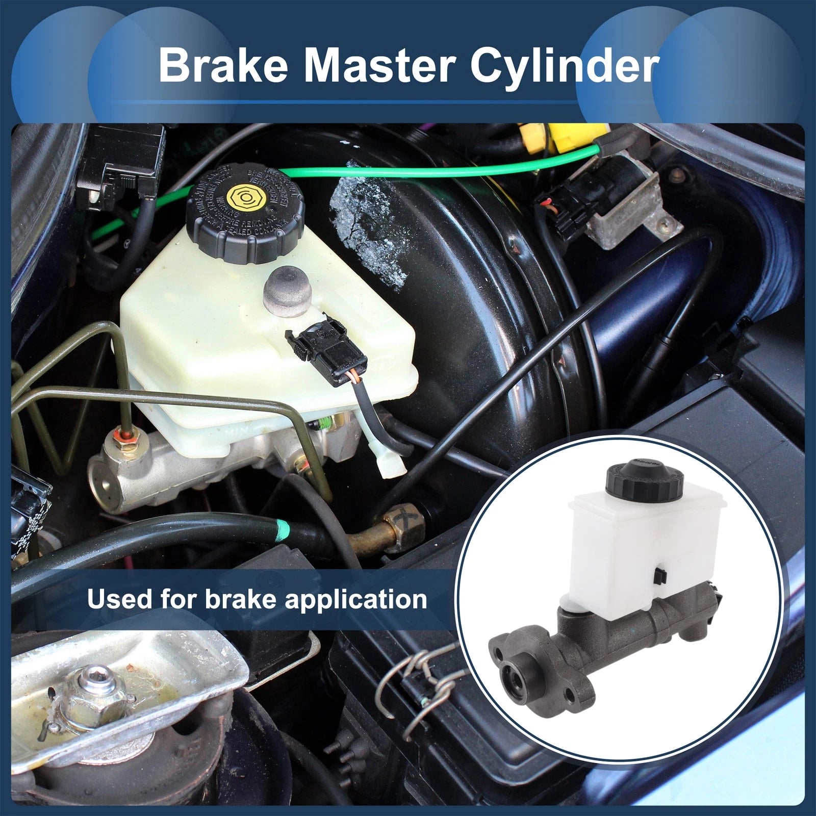 Brake Master Cylinder Reservoir No. UB3943400A for Mazda B2200 (1987–1993)