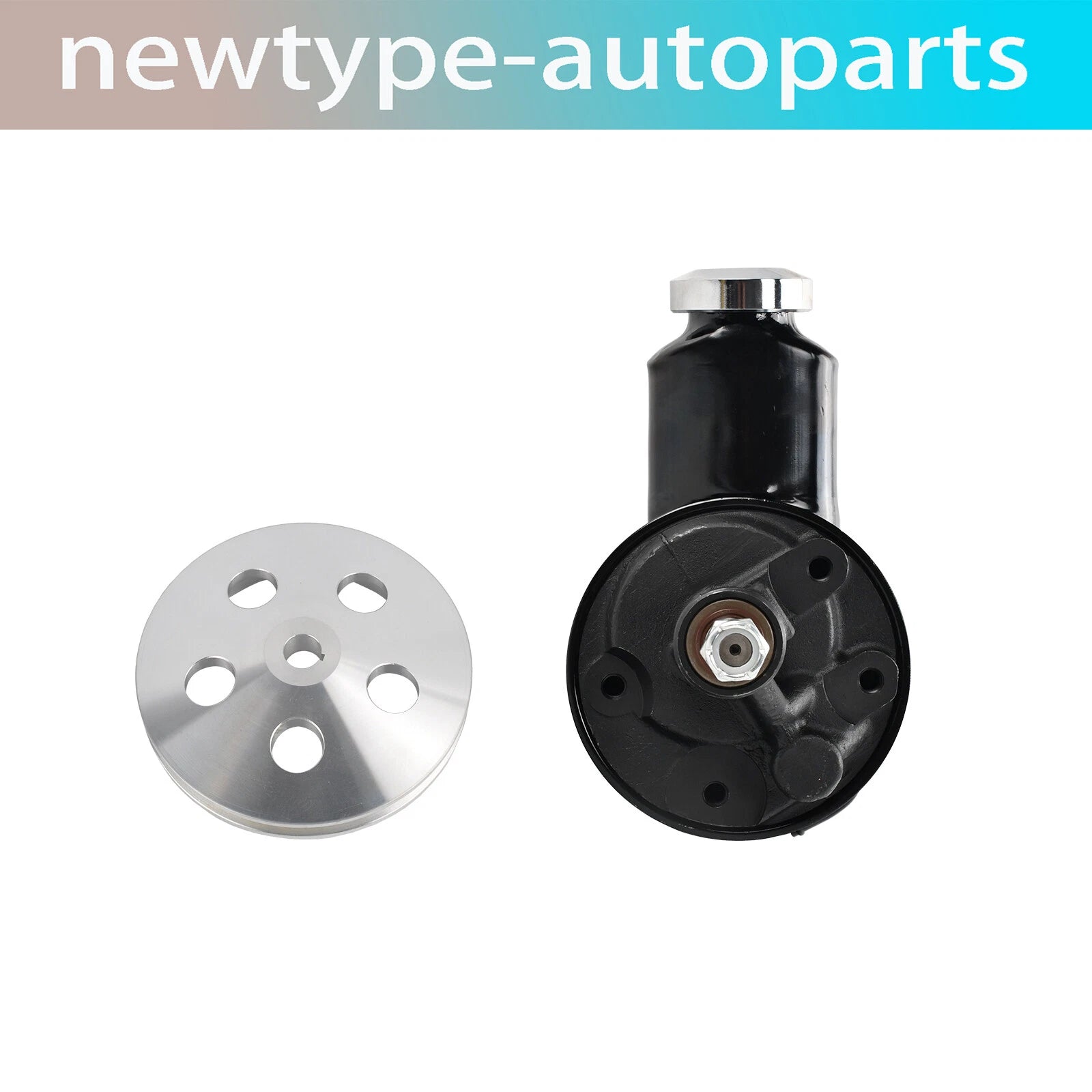 Saginaw Power Steering Pump & 1 Groove Pulley for Chevy SBC 305 350 400 (1969–1995)