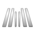 6Pc Chrome Pillar Post Covers for 2011-2016 Bmw 5 Series - P1144