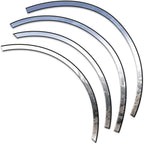 Luxury FX Chrome Fender Trim Kit Long for 2013–2015 Chevy Malibu (4pc)