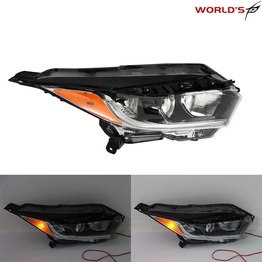 Right Headlight for Honda HR-V (2019–2021) with LED DRL Chrome