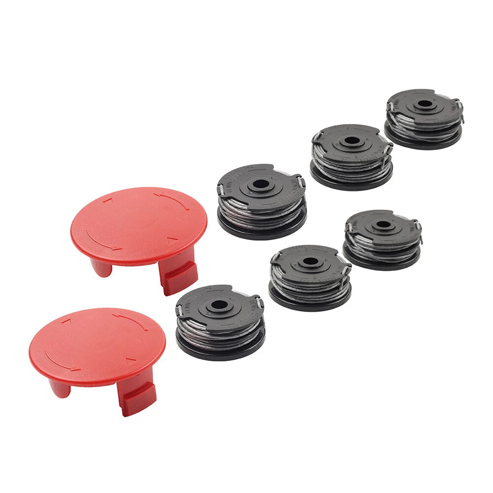 6X Strimmer Spool Line w/ Cover for Art 24 27 30 30-36 LI (F016800351)