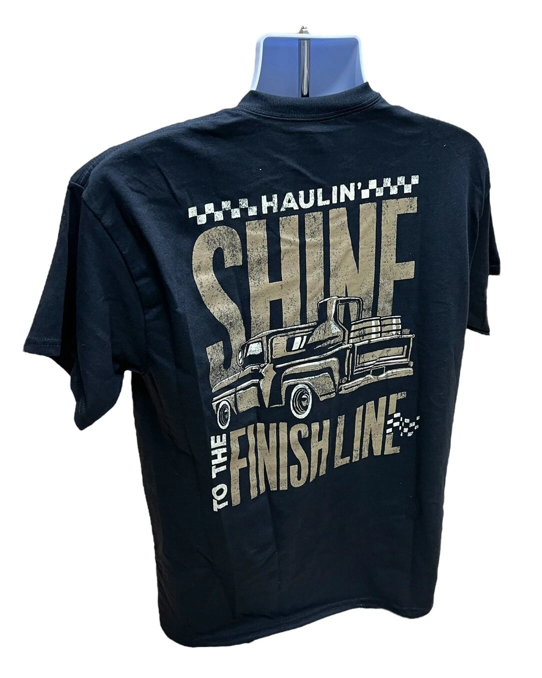 NASCAR Graphic T Shirt for Moonshine Haulin Shine Finish Line Shirt