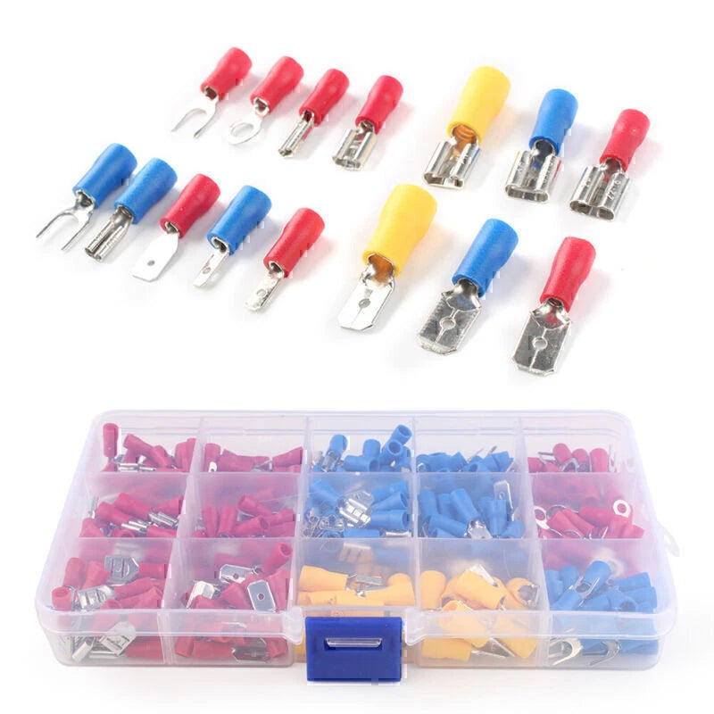 280pcs Crimp Spade Terminal Insulated Wire Connector Kit