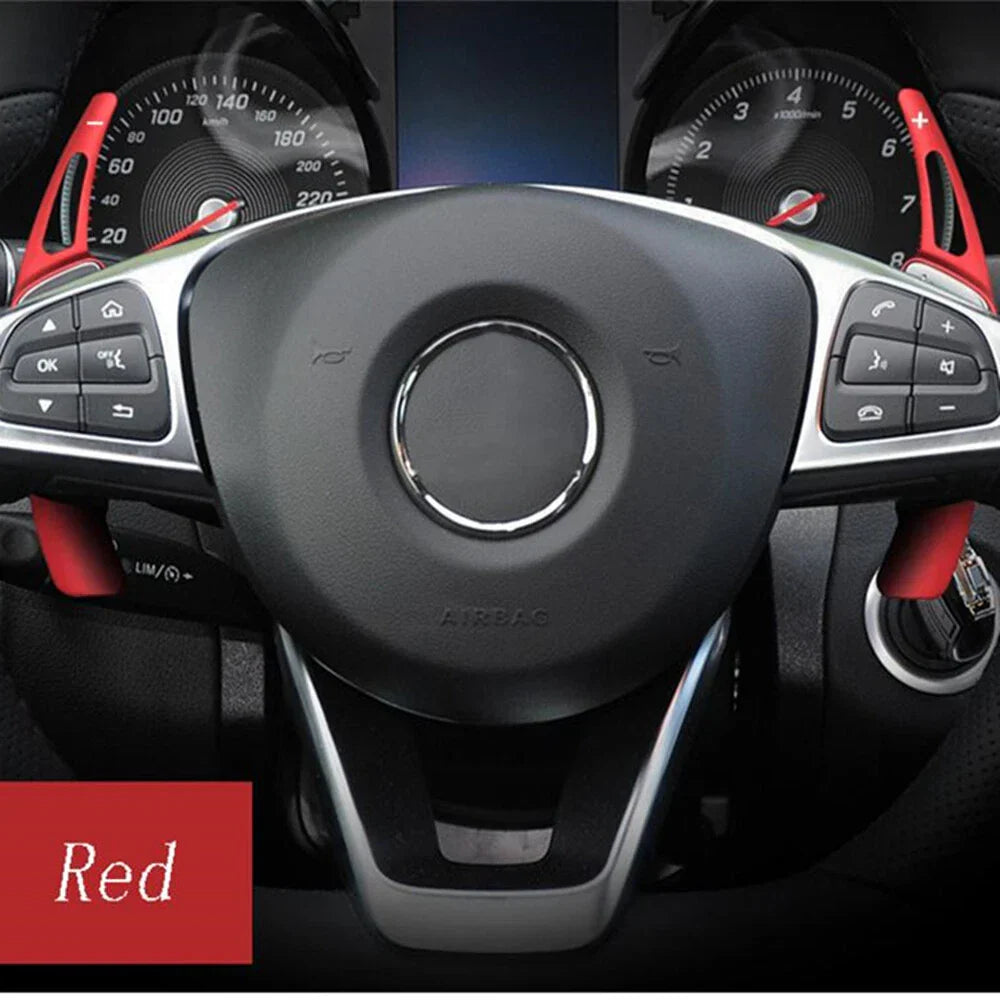 Aluminum Alloy Steering Wheel Paddle Shifter for Mercedes-Benz A B C E Class (2012-2023)